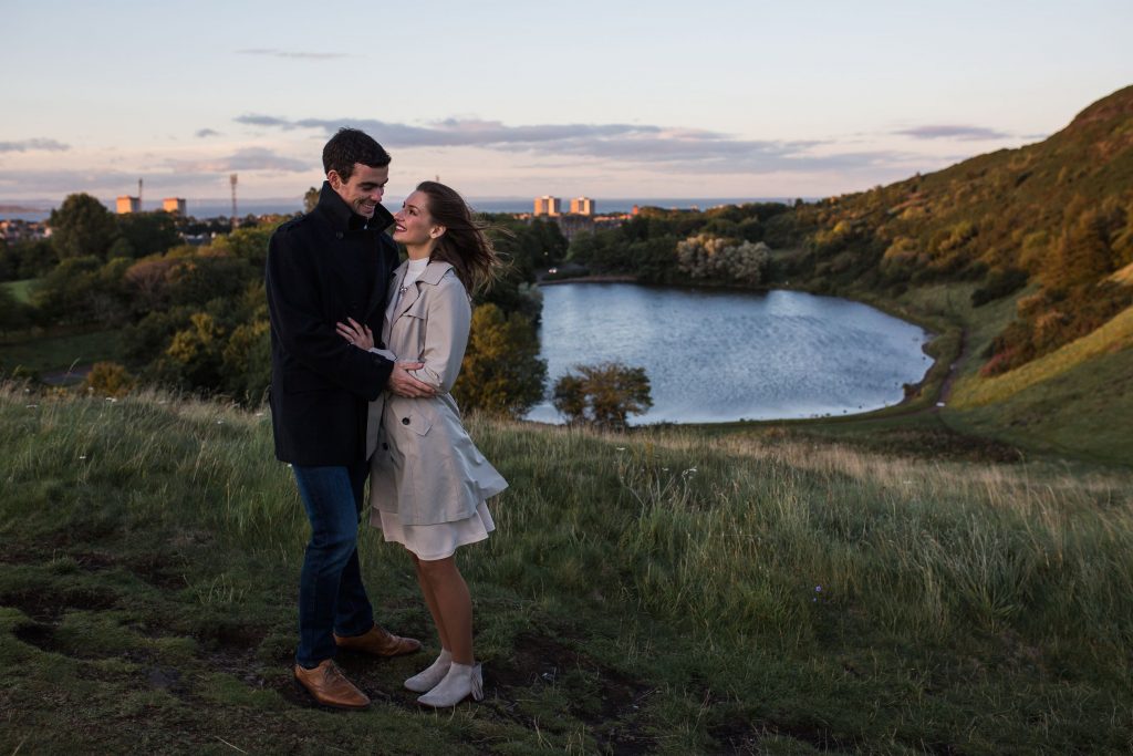 Holyrood Park Engagement Session, Holyrood Park Engagement Session – Cloie and Sam