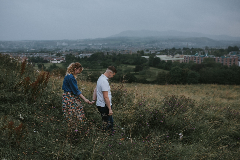 Pre-wedding session Arthur's Seat, Pre-wedding session Arthur’s Seat – Christie and Connor